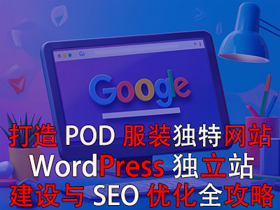 打造POD服裝獨特網站：WordPress獨立站建設與SEO優化全攻略