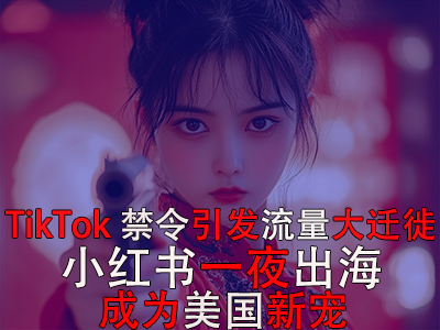 TikTok禁令引發流量大遷徙：小紅書一夜出海，成為美國新寵
